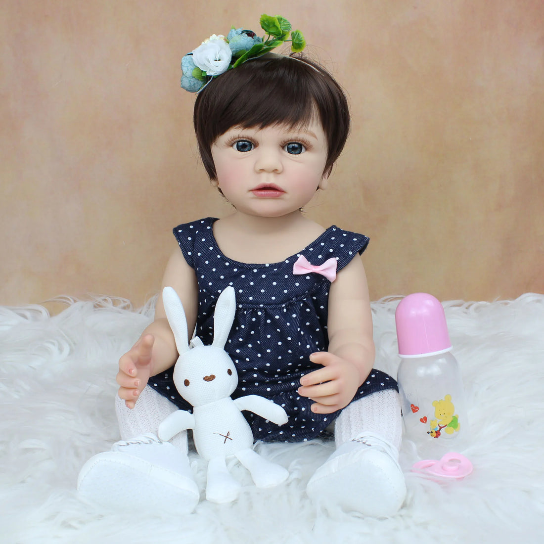 Full Body Silicone Baby Reborn Doll Realistic Soft Vinyl Princess Toddler Girl Classic